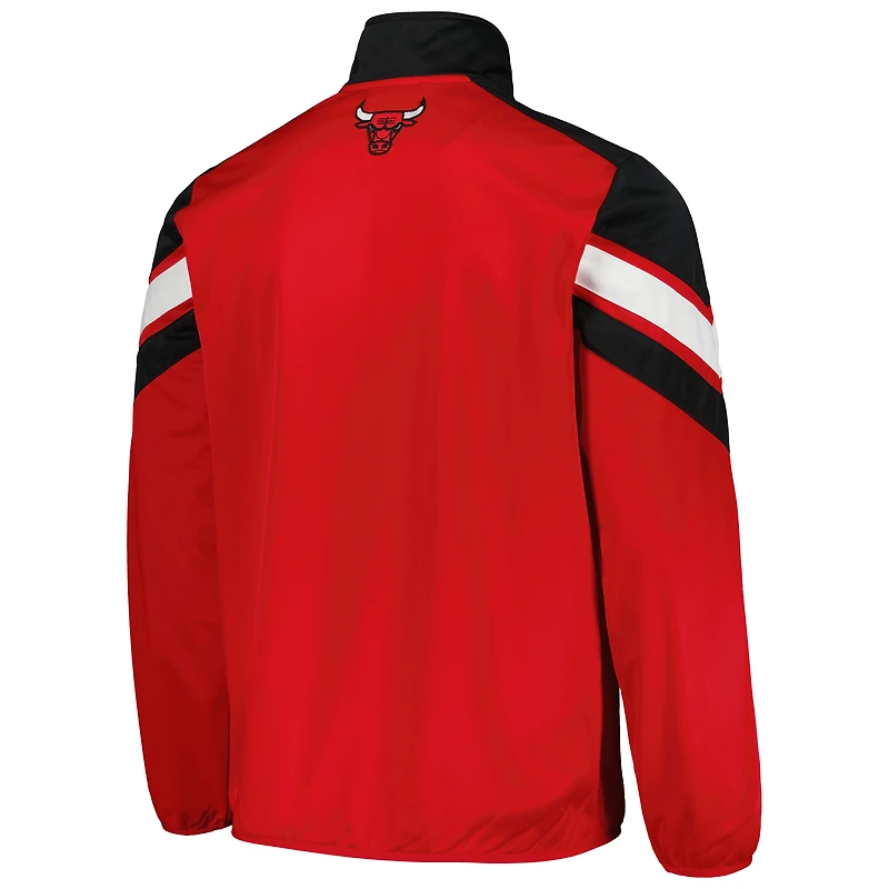 Men's G-III Sports by Carl Banks Red Chicago Bulls Game Ball Full-Zip Track Jacket