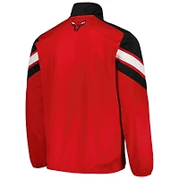 Men's G-III Sports by Carl Banks Red Chicago Bulls Game Ball Full-Zip Track Jacket