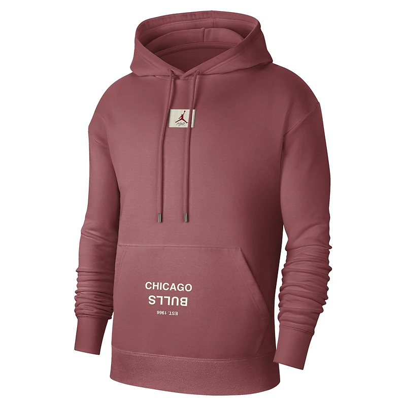 Sweat à capuche Jordan Brand Chicago Bulls Courtside Statement Edition pour homme Rouge