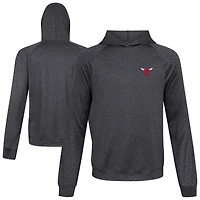 Men's Levelwear Black Chicago Bulls Challenger Pullover Hoodie