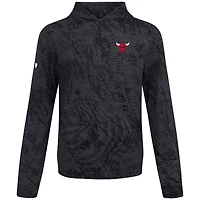 Sweat à capuche plateforme noir pour homme Levelwear des Chicago Bulls