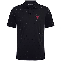 Polo Vision noir des Chicago Bulls pour homme Levelwear