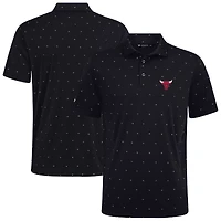 Polo Vision noir des Chicago Bulls pour homme Levelwear