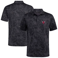 Polo Whisper noir des Chicago Bulls pour homme Levelwear