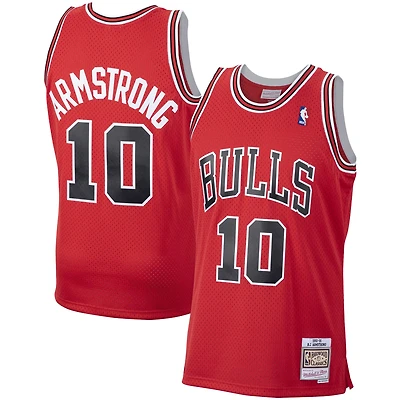 Maillot Mitchell & Ness B. J. Armstrong Red Chicago Bulls 1990/91 Hardwood Classics Swingman pour homme