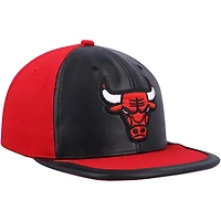 Men's Mitchell & Ness Black/ Chicago Bulls Day One Snapback Hat