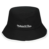Men's Mitchell & Ness Black/Red Chicago Bulls Flip It Reversible Bucket Hat