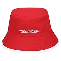 Bob réversible noir/rouge Chicago Bulls pour homme Mitchell & Ness