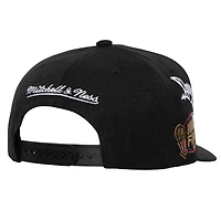 Casquette ajustable Mitchell & Ness noire Chicago Bulls 1998 NBA Finals Born To Win Pro Crown pour homme