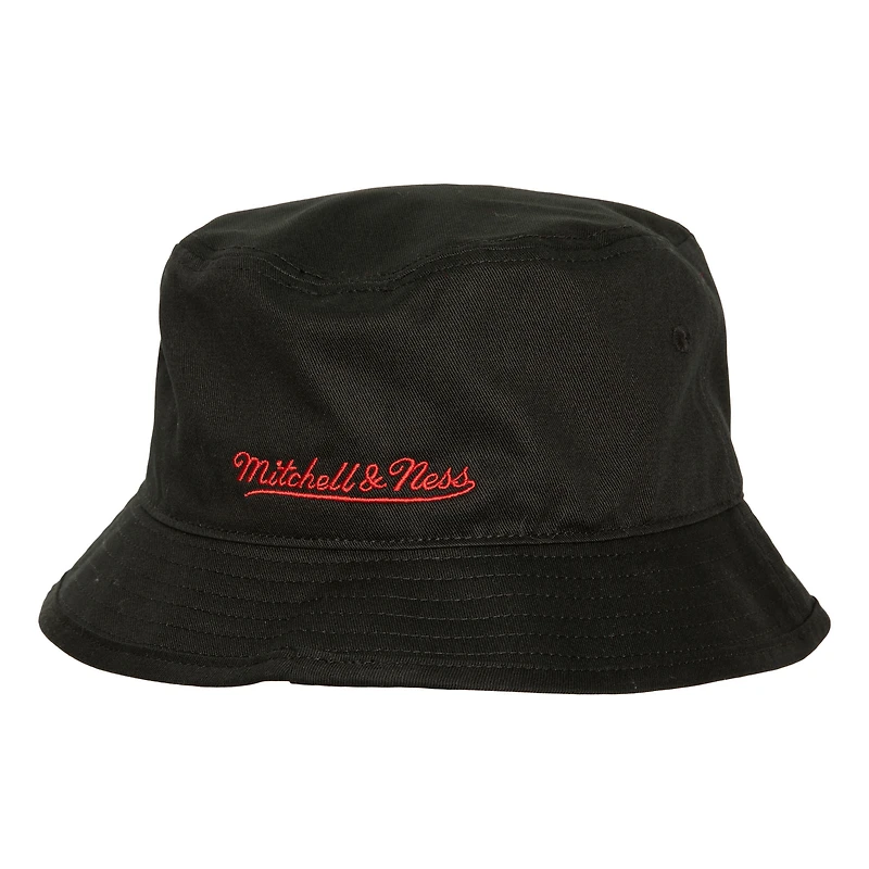 Chapeau bob noir 20e anniversaire des Chicago Bulls Mitchell & Ness pour hommes