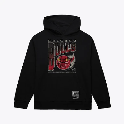 Men's Mitchell & Ness Black Chicago Bulls Ball Out Hoodie