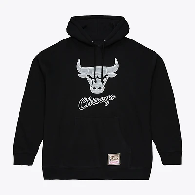 Men's Mitchell & Ness Black Chicago Bulls Chrome Hoodie