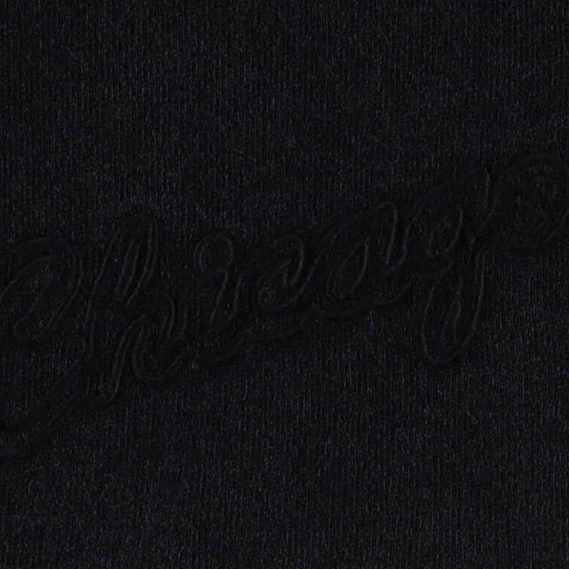 Men's Mitchell & Ness Black Chicago Bulls French Terry Tonal Fleece Shorts