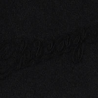 Men's Mitchell & Ness Black Chicago Bulls French Terry Tonal Fleece Shorts