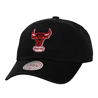 Men's Mitchell & Ness  Black Chicago Bulls Hardwood Classics 1904 Adjustable Hat