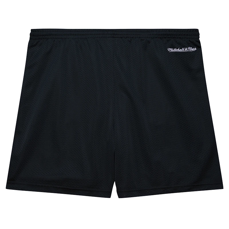 Short noir en maille Mitchell & Ness Chicago Bulls Hardwood Classics Gameday pour hommes