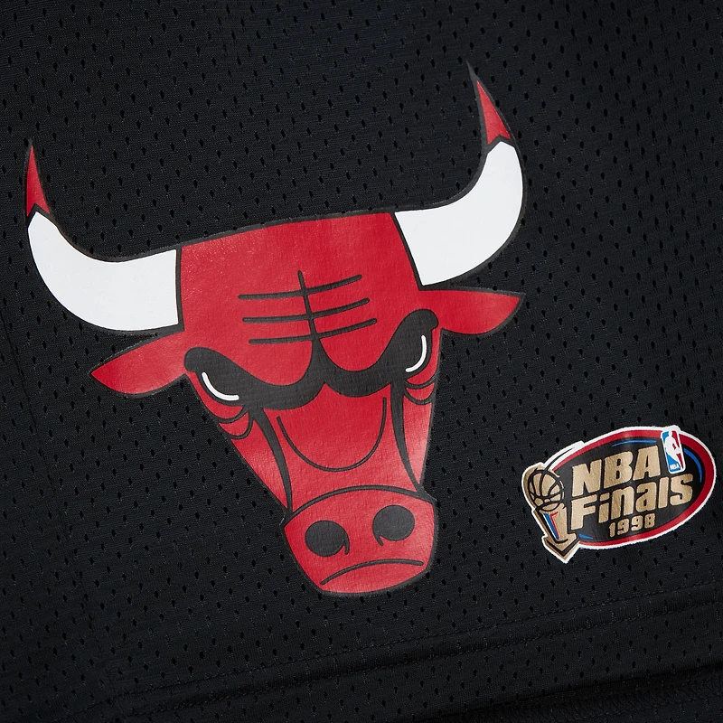 Short noir en maille Mitchell & Ness Chicago Bulls Hardwood Classics Gameday pour hommes