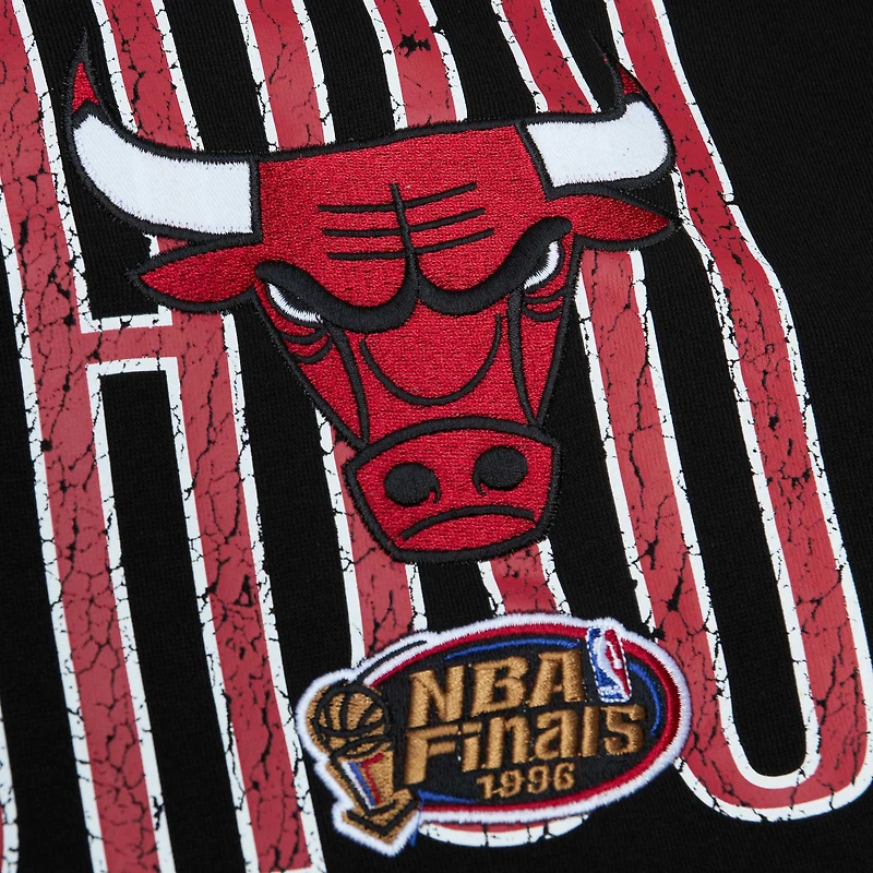 Sweat à capuche noir Mitchell & Ness Chicago Bulls Hardwood Classics OG 2.0 pour hommes