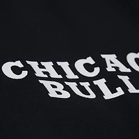 Sweat à capuche en polaire noir Mitchell & Ness Chicago Bulls Hardwood Classics Team Origins pour homme