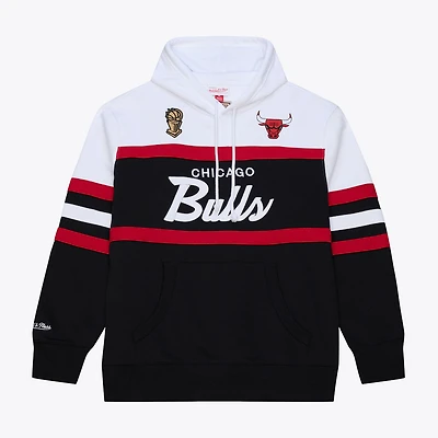 Men's Mitchell & Ness  Black Chicago Bulls Head Coach Hoodie