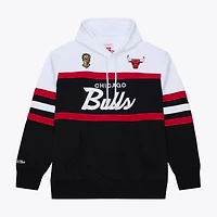 Men's Mitchell & Ness  Black Chicago Bulls Head Coach Hoodie