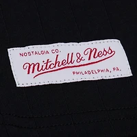 Men's Mitchell & Ness  Black Chicago Bulls Polo Jersey