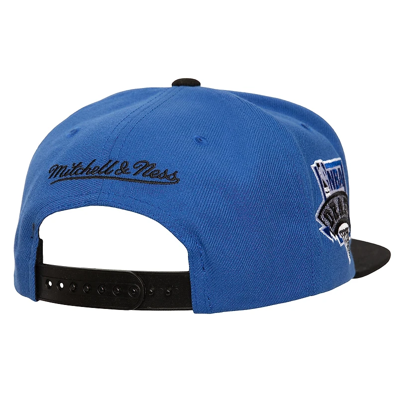 Men's Mitchell & Ness Blue Chicago Bulls Core Snapback Hat