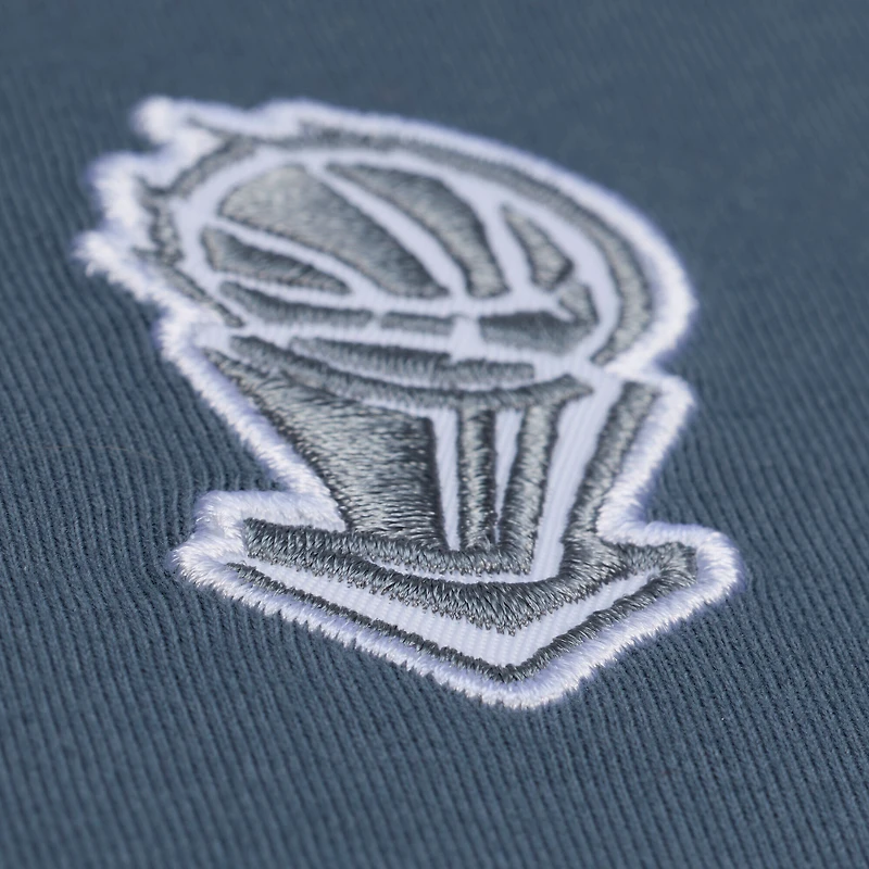Men's Mitchell & Ness  Blue Chicago Bulls Thunderstorm T-Shirt