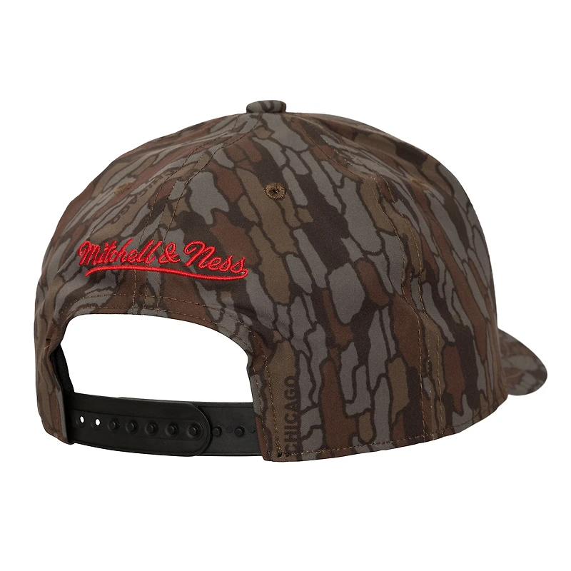 Men's Mitchell & Ness  Camo Chicago Bulls Hidden Pro-Crown Adjustable Hat