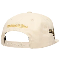 Men's Mitchell & Ness Cream Chicago Bulls Golden Snapback Hat