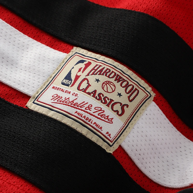 Men's Mitchell & Ness Dennis Rodman Red Chicago Bulls Big Tall NBA Hockey Jersey