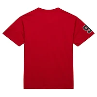T-shirt surnom Premium Mitchell & Ness Dennis Rodman rouge Chicago Bulls pour hommes