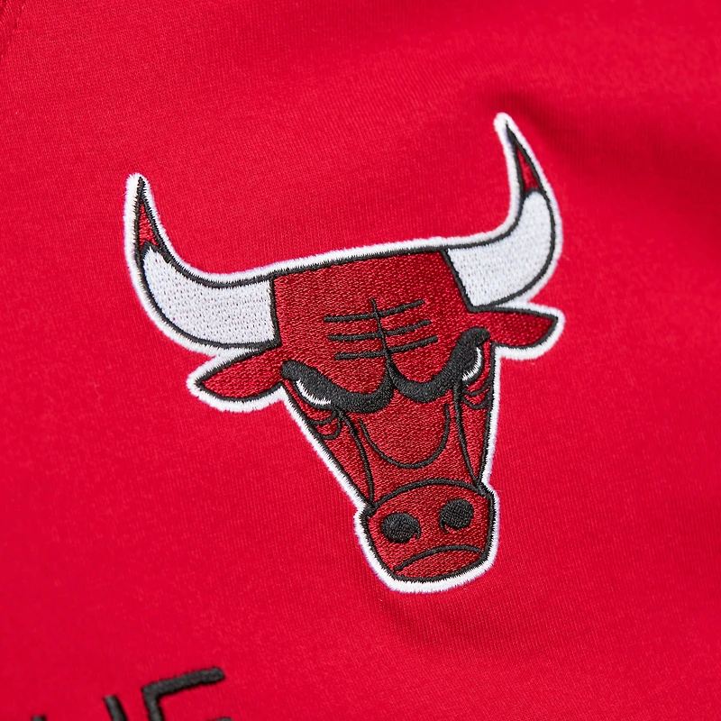 T-shirt surnom Premium Mitchell & Ness Dennis Rodman rouge Chicago Bulls pour hommes