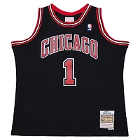 Maillot Swingman noir Mitchell & Ness Derrick Rose Chicago Bulls 11 pour homme, grandes tailles