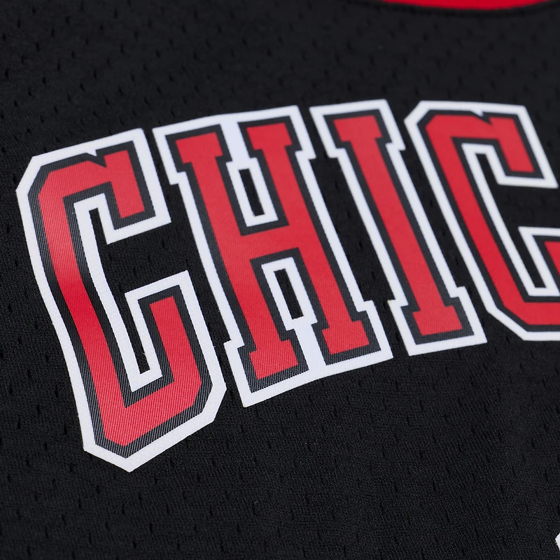 Maillot Swingman noir Mitchell & Ness Derrick Rose Chicago Bulls 11 pour homme, grandes tailles