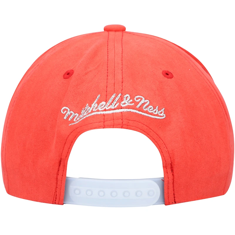 Casquette Snapback Mitchell & Ness gris/rouge Chicago Bulls Day 5 pour hommes