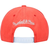 Casquette Snapback Mitchell & Ness gris/rouge Chicago Bulls Day 5 pour hommes