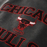 Sweat-shirt à col rond Mitchell & Ness Heather Charcoal Chicago Bulls Hardwood Classics pour homme, grandes tailles