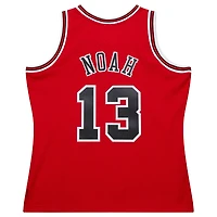 Men's Mitchell & Ness Joakim Noah Red Chicago Bulls 2013/14 Hardwood Classics Swingman Jersey