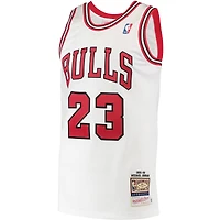 Maillot Chicago Bulls 1995 Hardwood Classics Mitchell & Ness pour Homme Michael Jordan Blanc Authentique