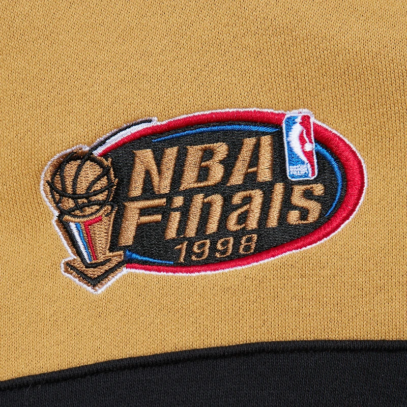 Men's Mitchell & Ness Red/Gold Chicago Bulls Head Coach Pullover Hoodie