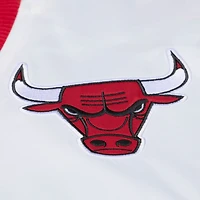 Men's Mitchell & Ness  Red Chicago Bulls Hardwood Classics Head Coach Lightweight Satin Full-Snap Jacket