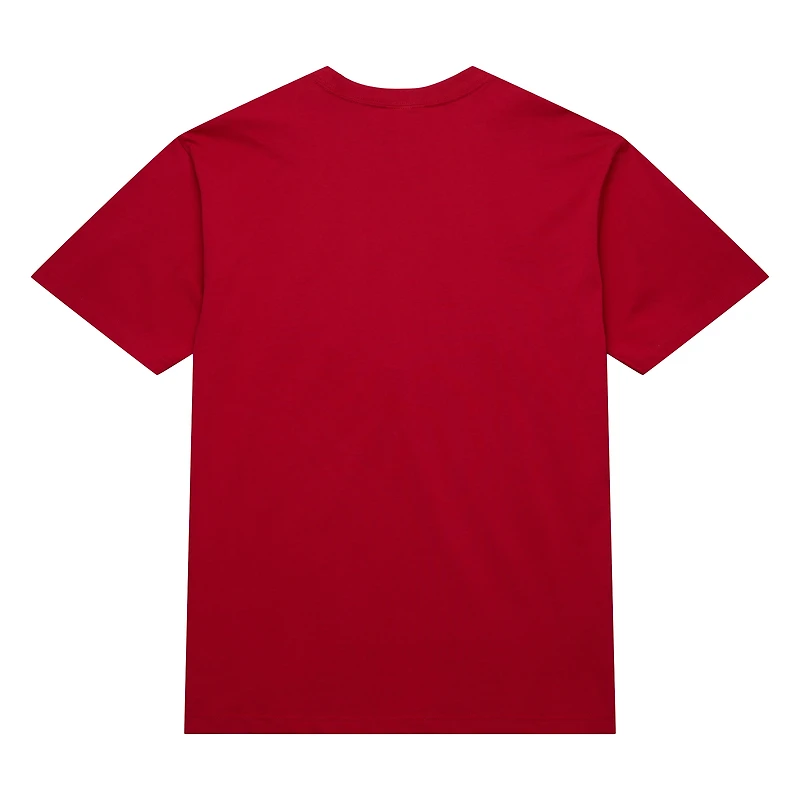 Men's Mitchell & Ness Red Chicago Bulls Hardwood Classics Neon Nights Premium T-Shirt