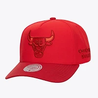 Casquette Mitchell & Ness rouge Chicago Bulls Legendary Home Pro Pinch Snapback pour homme