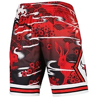 Short Swingman du Nouvel An lunaire des Chicago Bulls de Mitchell & Ness rouge pour hommes