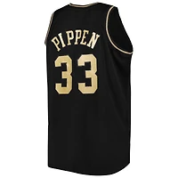 Men's Mitchell & Ness Scottie Pippen Black Chicago Bulls Big Tall Hardwood Classics 1997/98 Swingman Jersey