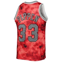 Maillot Homme Mitchell & Ness Scottie Pippen Rouge Chicago Bulls 1997/98 Galaxy Swingman