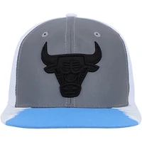 Casquette snapback Mitchell & Ness argent/bleu Chicago Bulls Day 5 pour homme