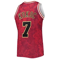 Maillot Swingman du Nouvel An lunaire Mitchell & Ness Toni Kukoc rouge Chicago Bulls Hardwood Classics 1997/98 pour hommes