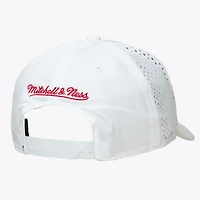 Men's Mitchell & Ness White Chicago Bulls Perfect Lightweight Pro Crown Adjustable Hat